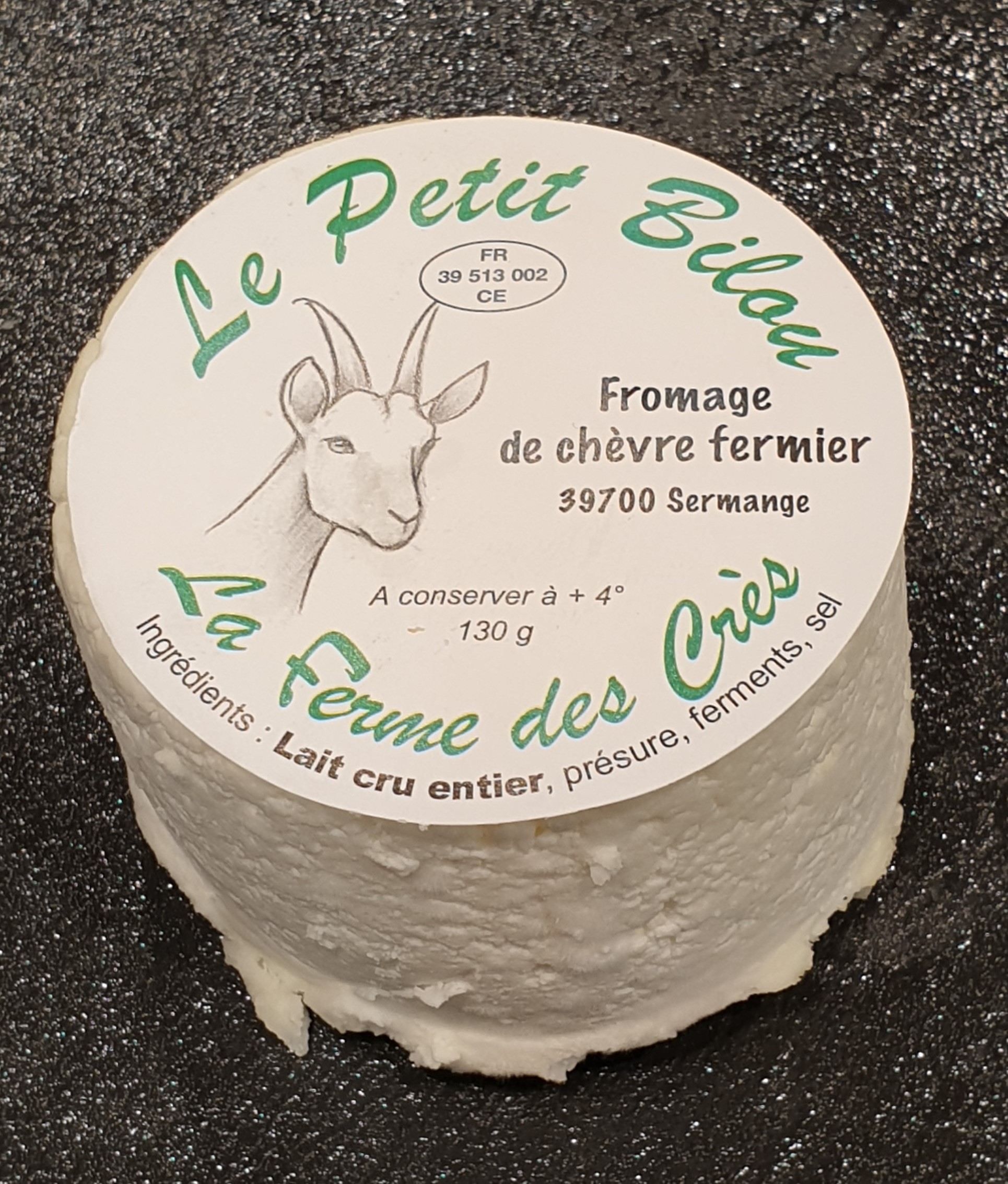 Fromage de chèvre du Jura  Frais- BILOU